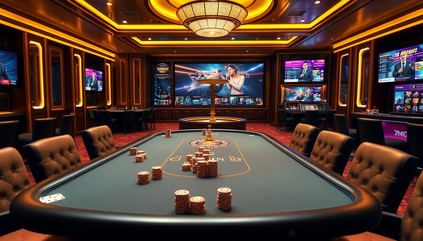 Experience thrilling gameplay at https://789bet.ac/ with vibrant casino tables and luxurious ambiance.