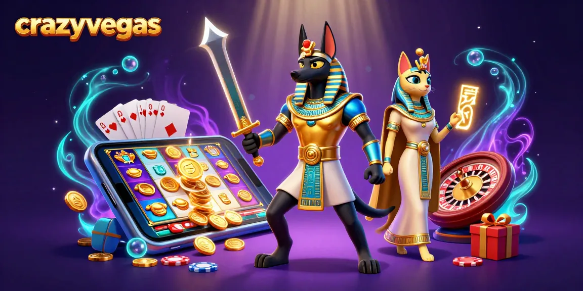 Experience high-stakes thrills at crazyvegas with vibrant casino action and ancient Egyptian charm.